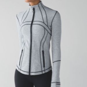 Lululemon Define Herringbone Grey Jacket Size 10